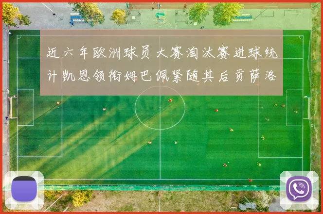 近六年欧洲球员大赛淘汰赛进球统计凯恩领衔姆巴佩紧随其后贡萨洛表现不俗
